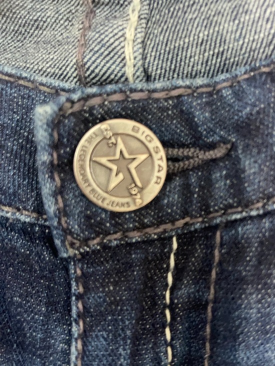 Big Star Remy Low Rise Boot Cut Jeans Blue - Picture 2 of 12